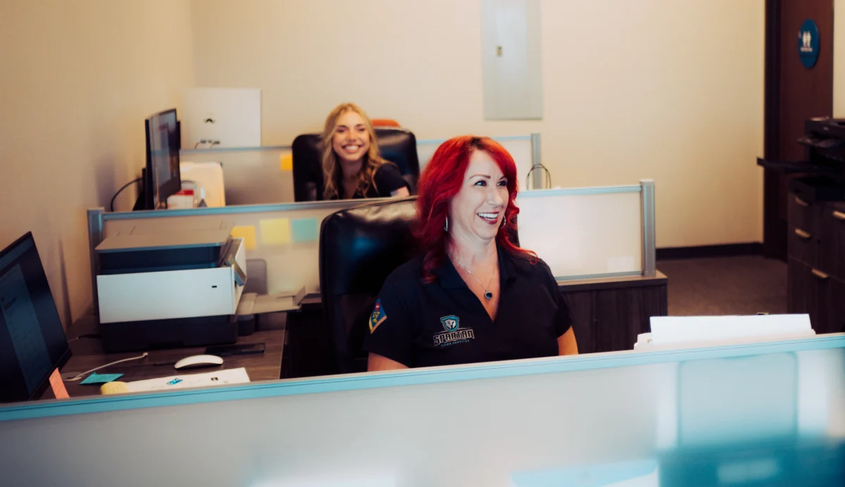 team inside office