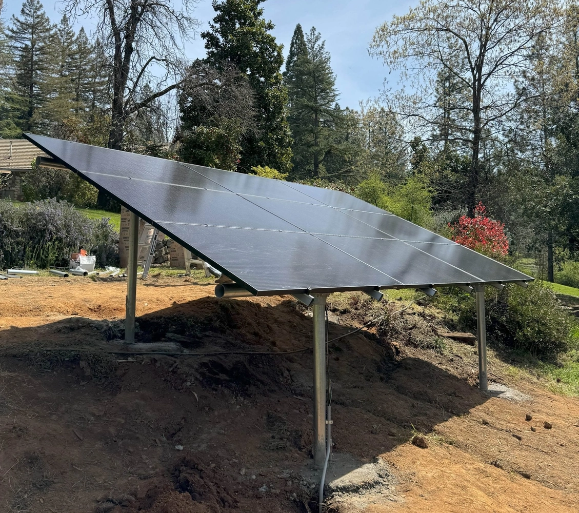 Ground solar panel